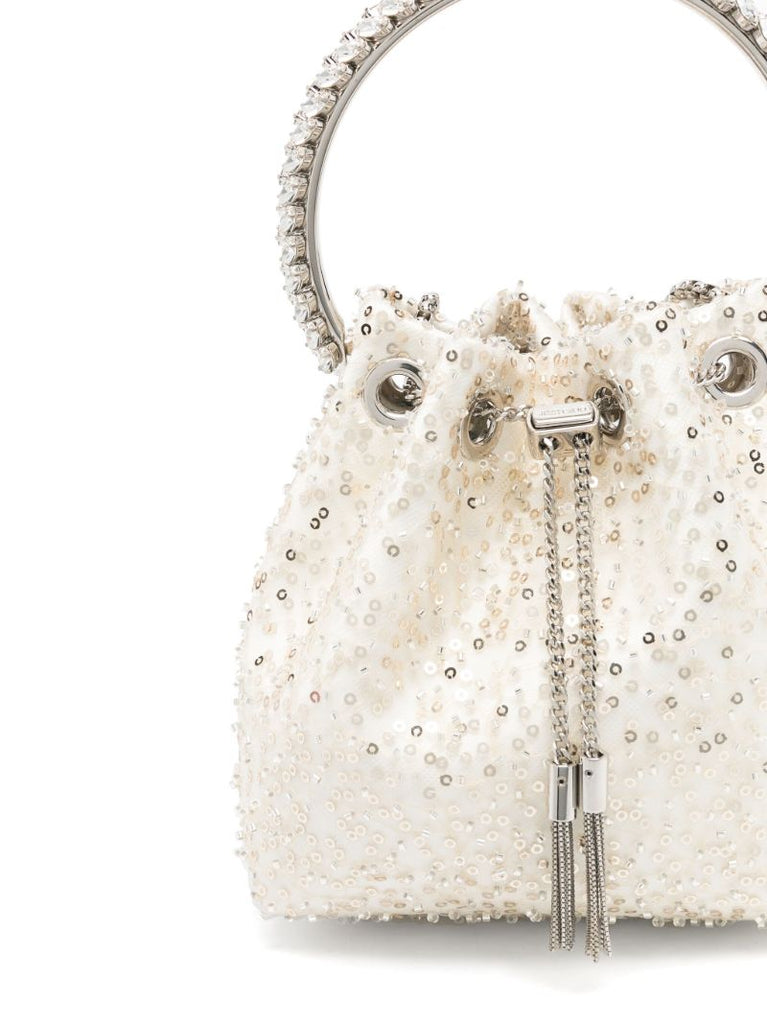 White Bon Bon Bucket Bag