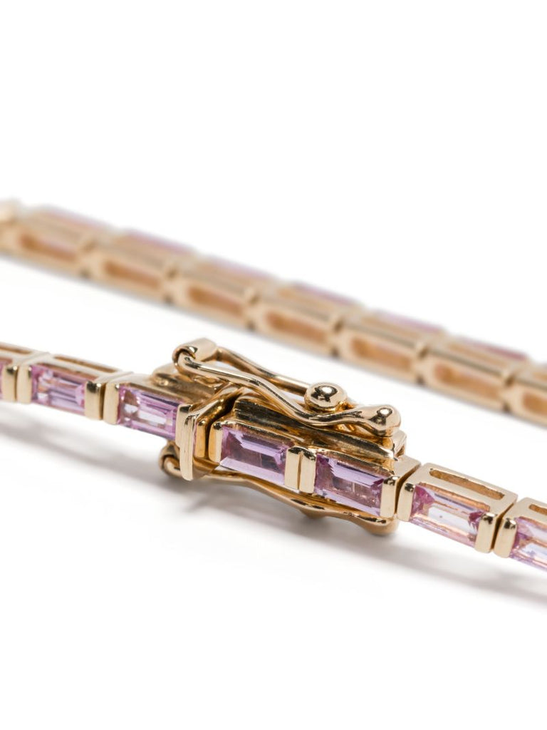 14k Yellow Gold Sapphire Bracelet