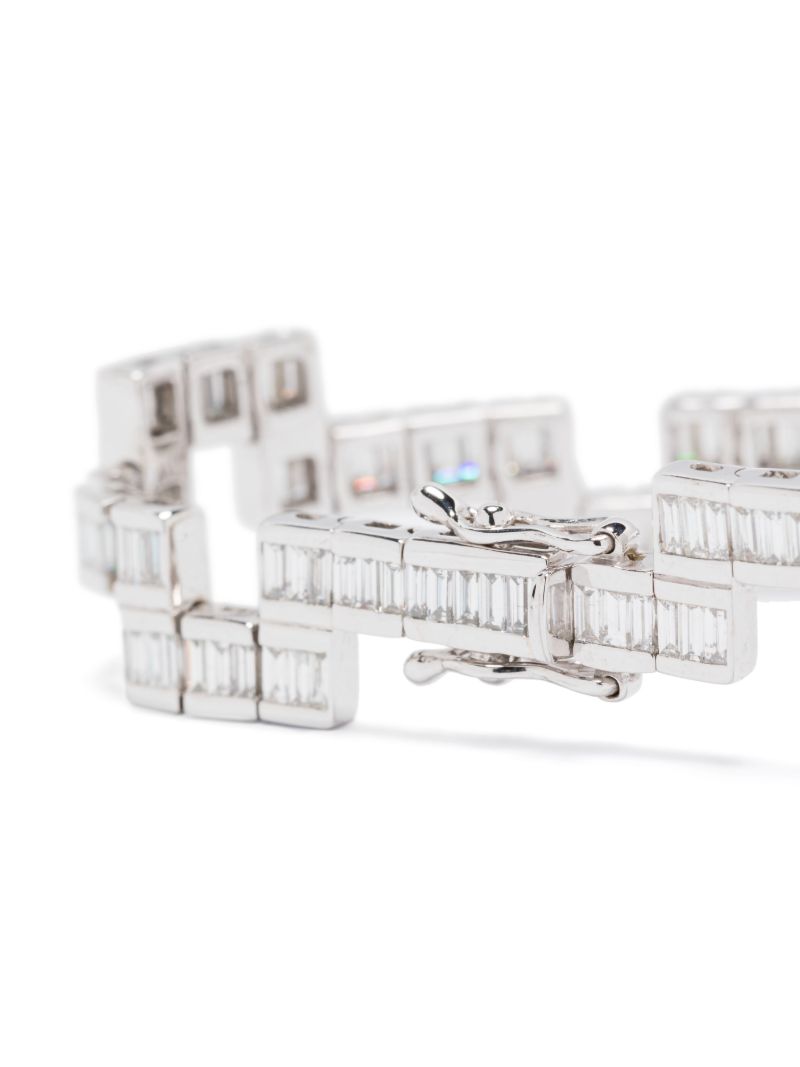 14k White Gold Diamod Bracelet