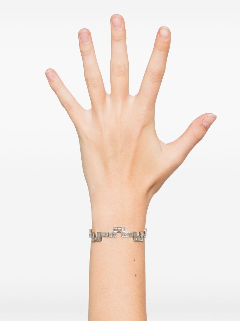14k White Gold Diamod Bracelet