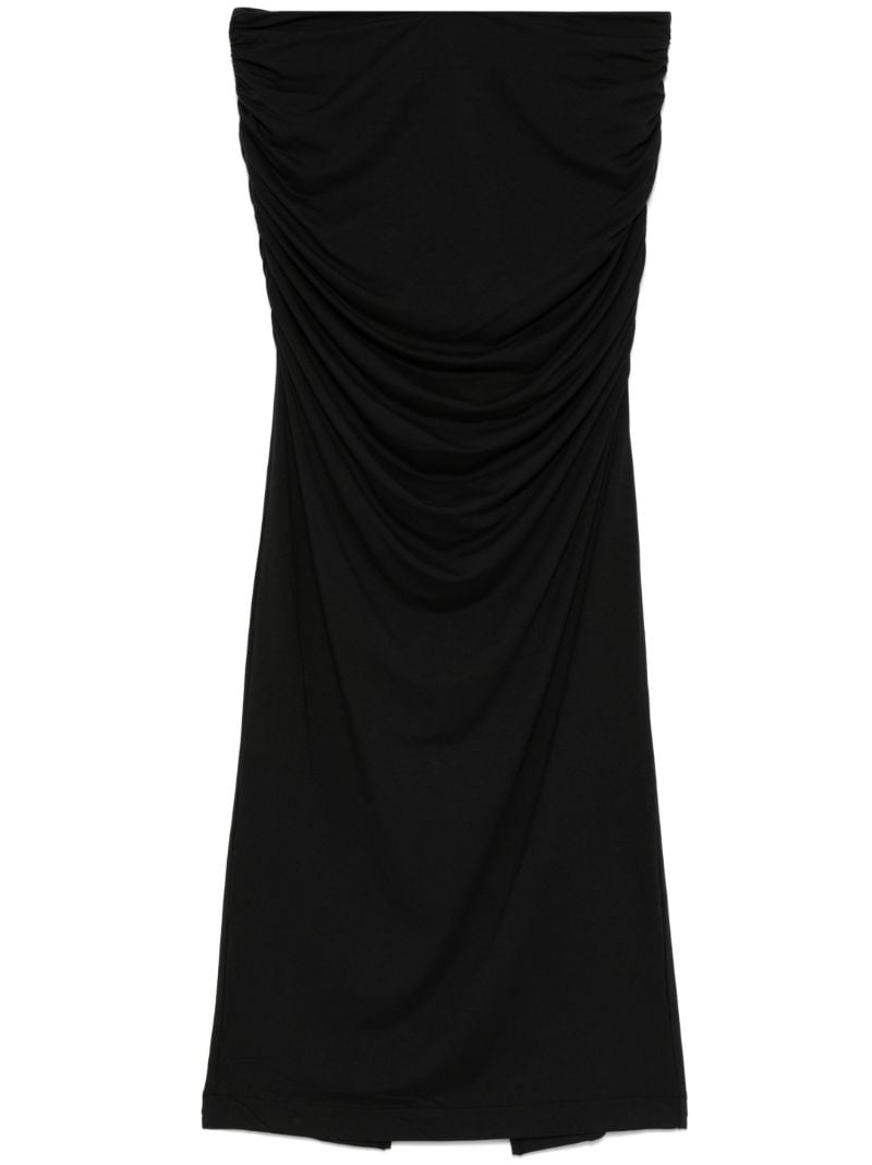 Ruched Long Skirt