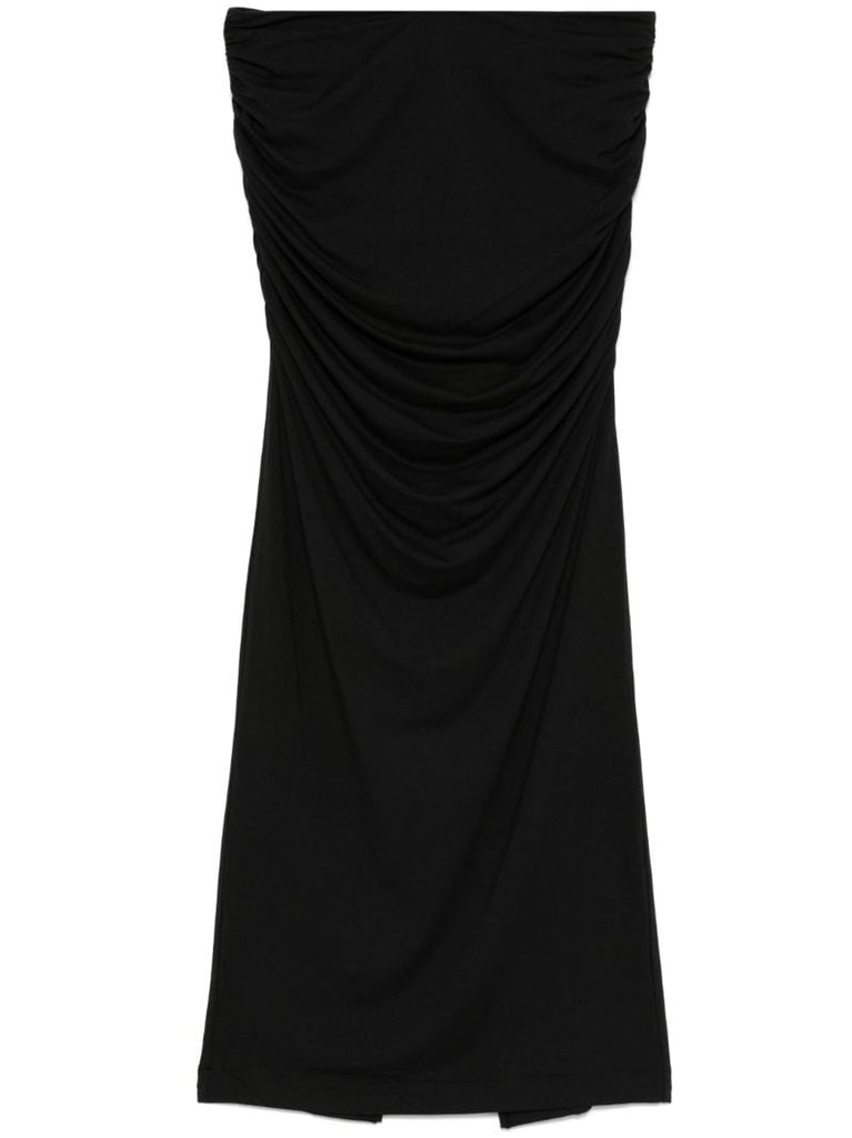 Ruched Long Skirt