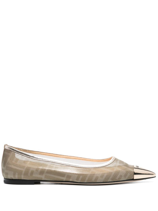 Neutral ColibrÃ_x0083_Â¬ Ballet Flats