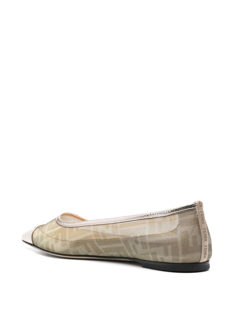 Neutral ColibrÃ_x0083_Â¬ Ballet Flats