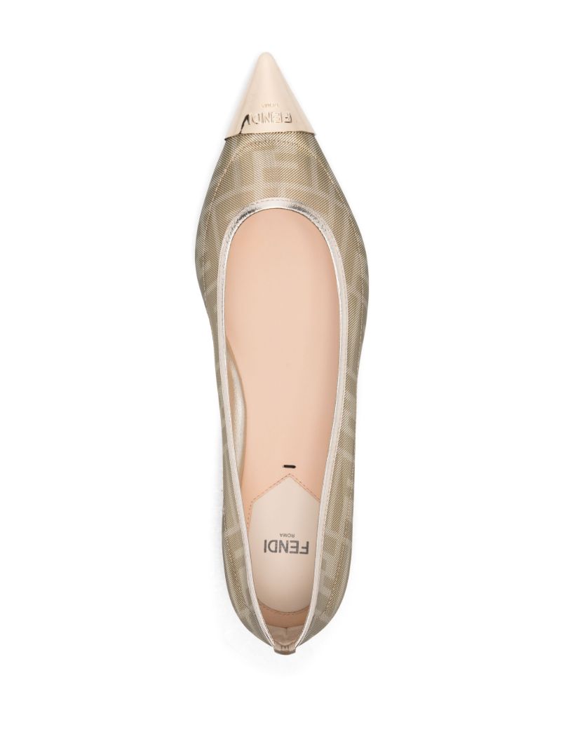 Neutral ColibrÃ_x0083_Â¬ Ballet Flats
