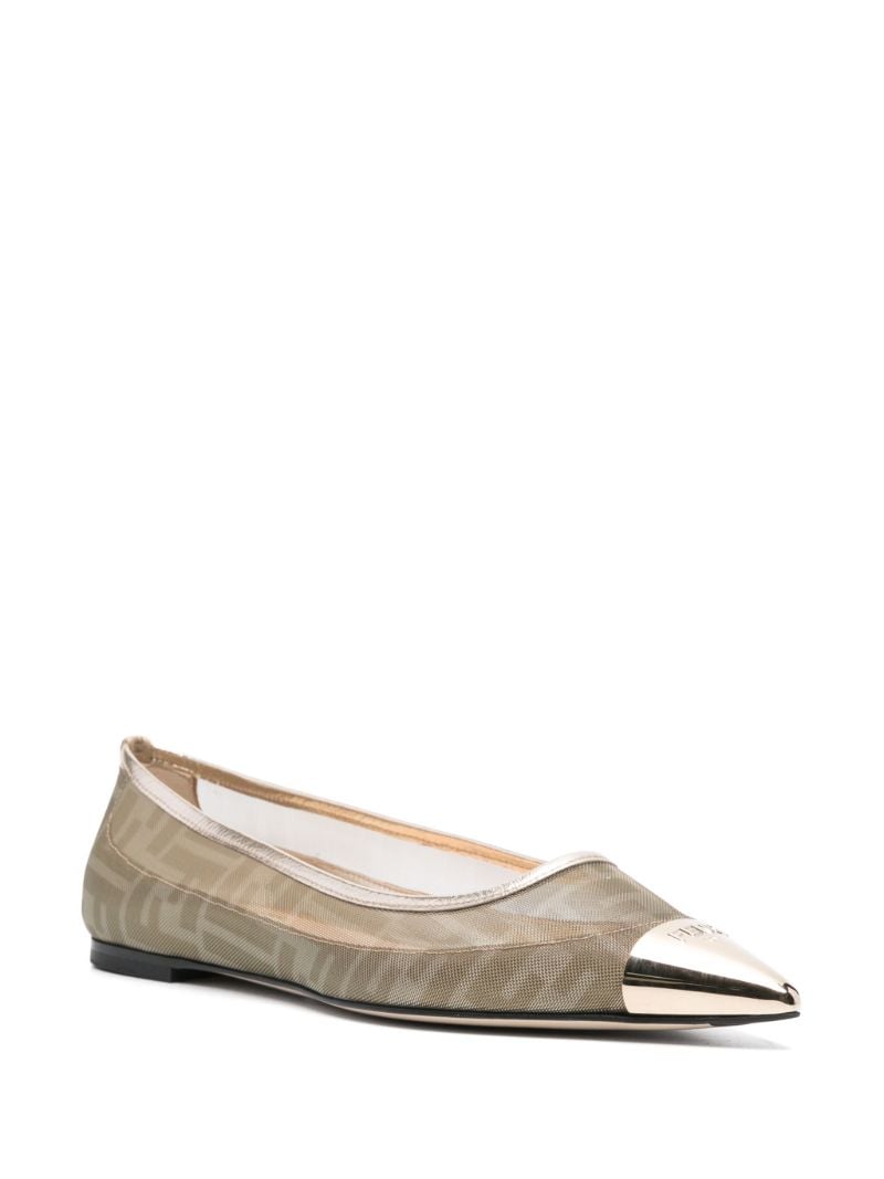 Neutral ColibrÃ_x0083_Â¬ Ballet Flats