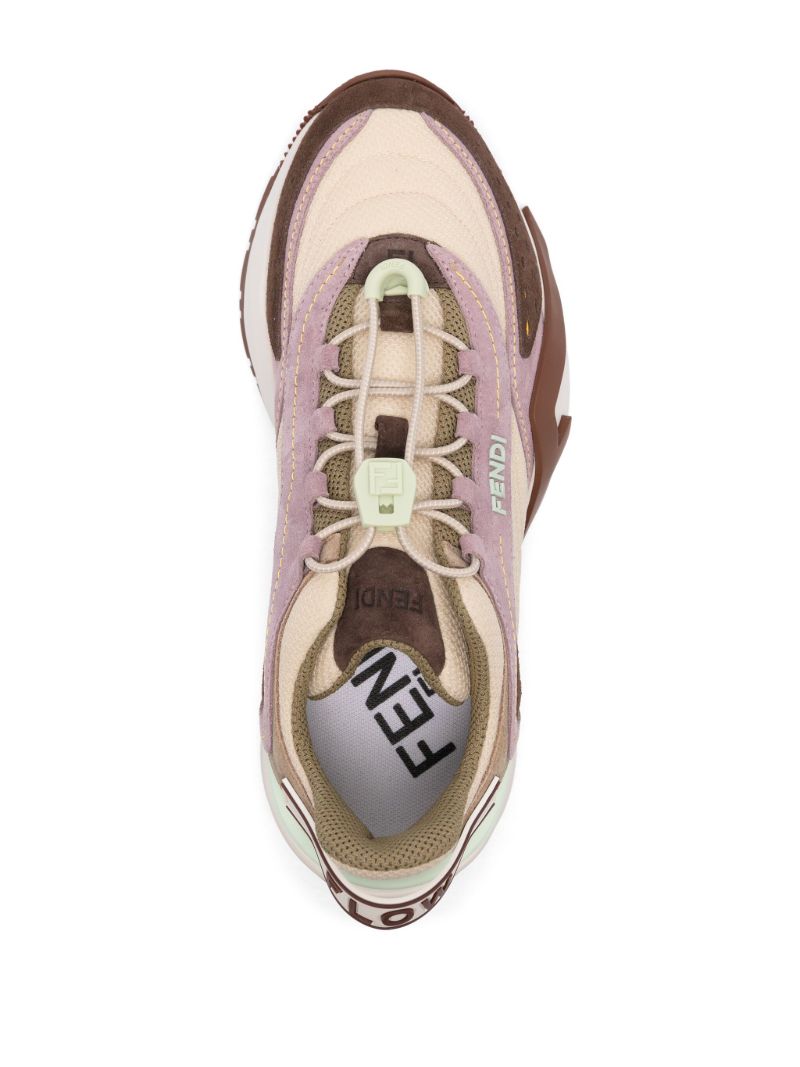 Neutral Fendi Flow Sneakers