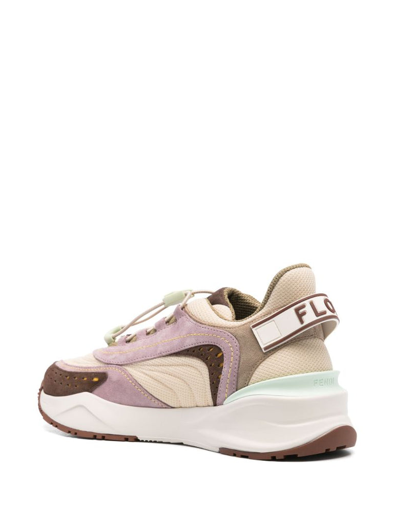 Neutral Fendi Flow Sneakers