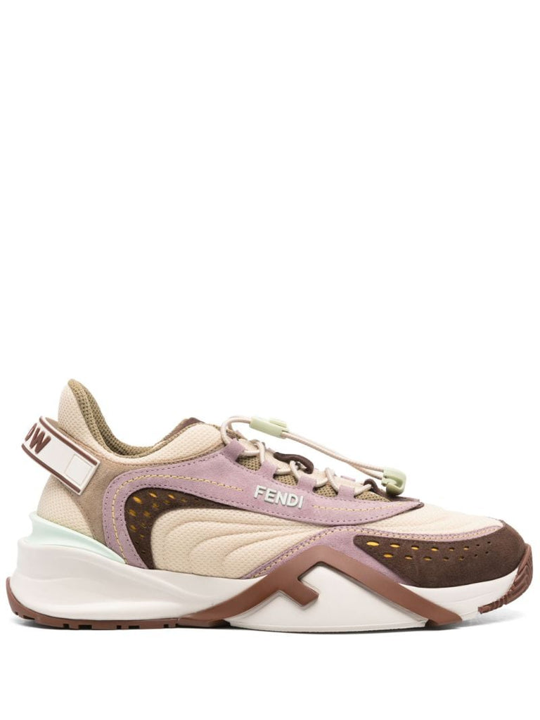 Neutral Fendi Flow Sneakers