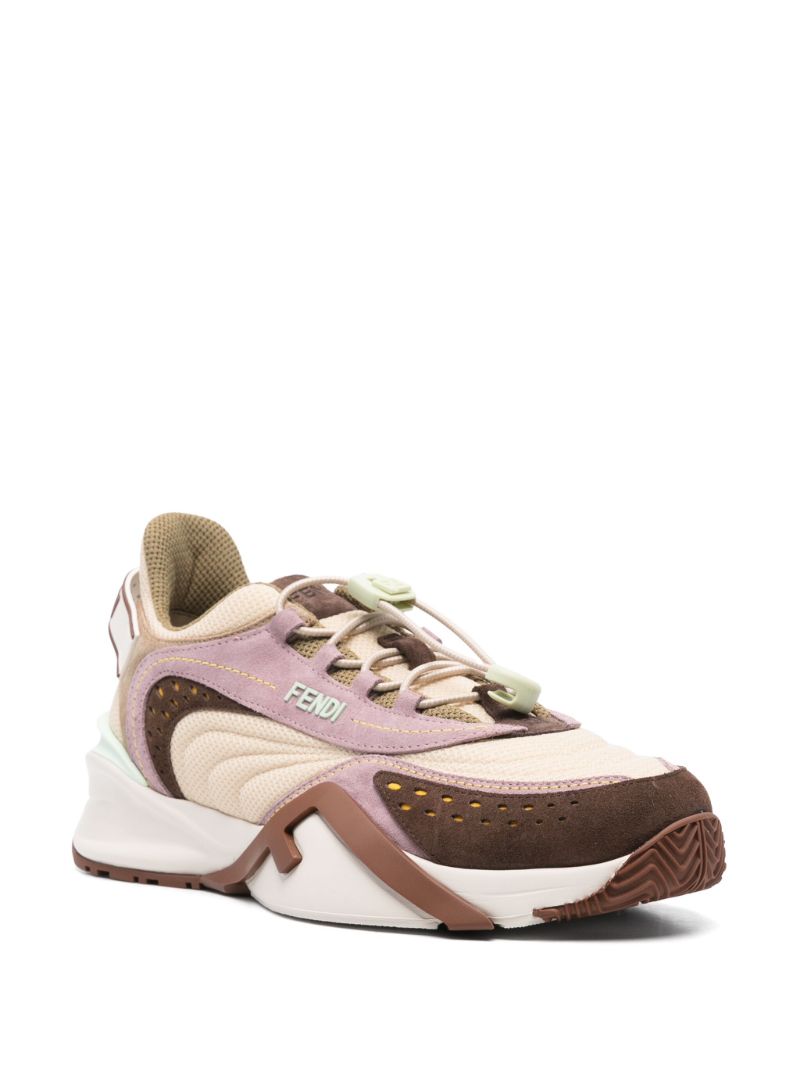 Neutral Fendi Flow Sneakers