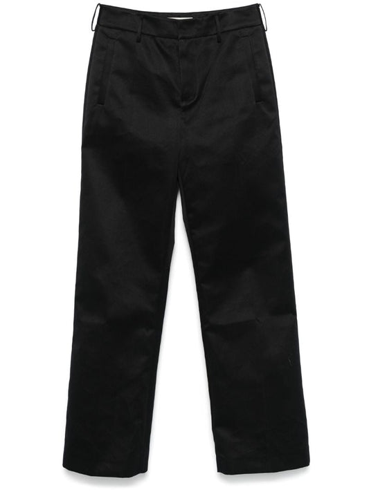 Black Straight-leg Trousers