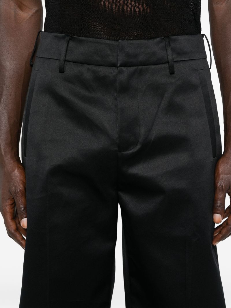 Black Straight-leg Trousers