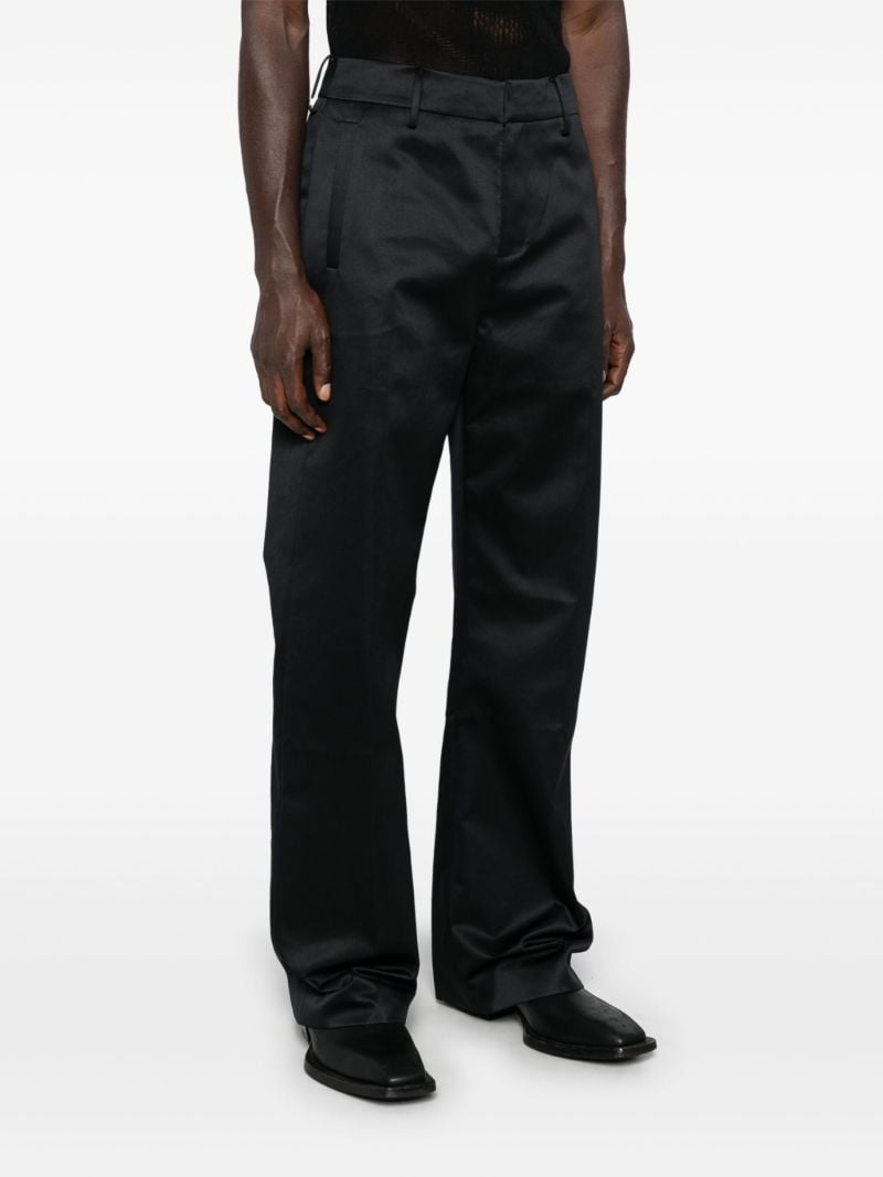 Black Straight-leg Trousers
