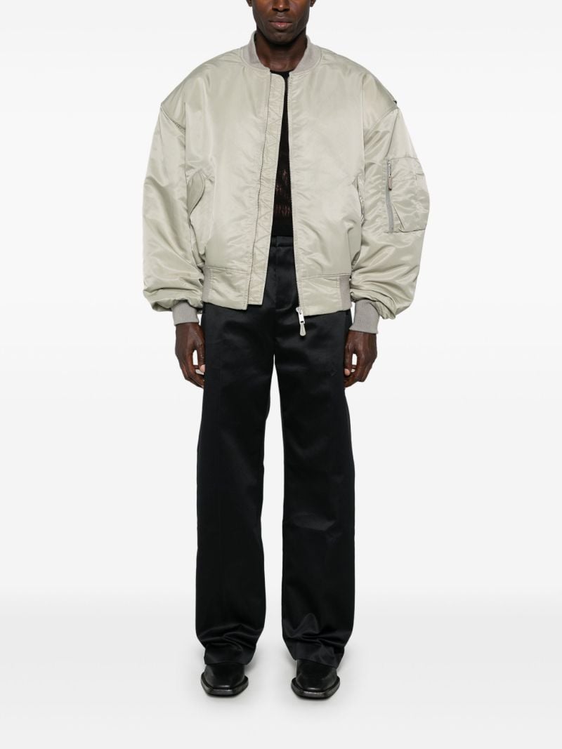Black Straight-leg Trousers