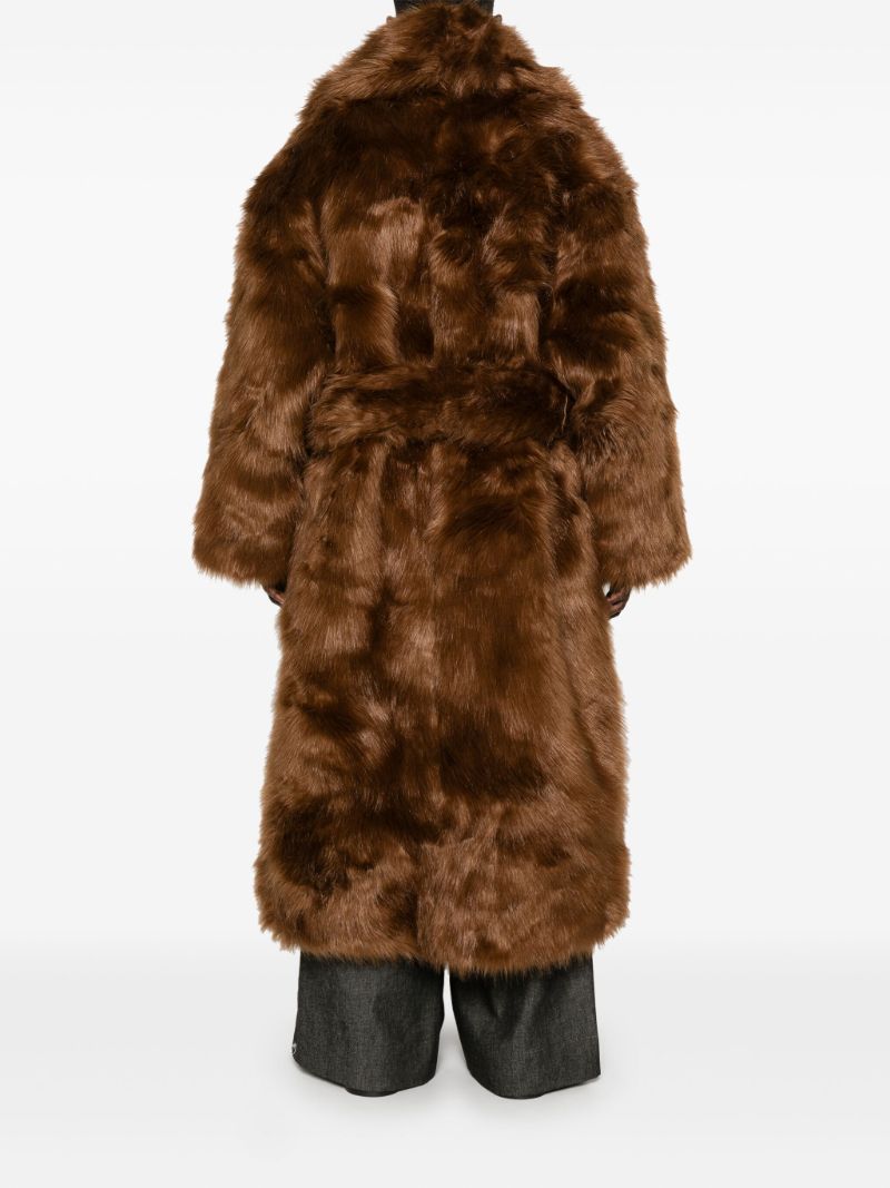 Faux-fur Long Coat
