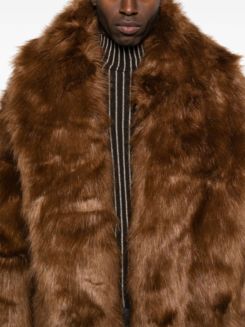 Faux-fur Long Coat
