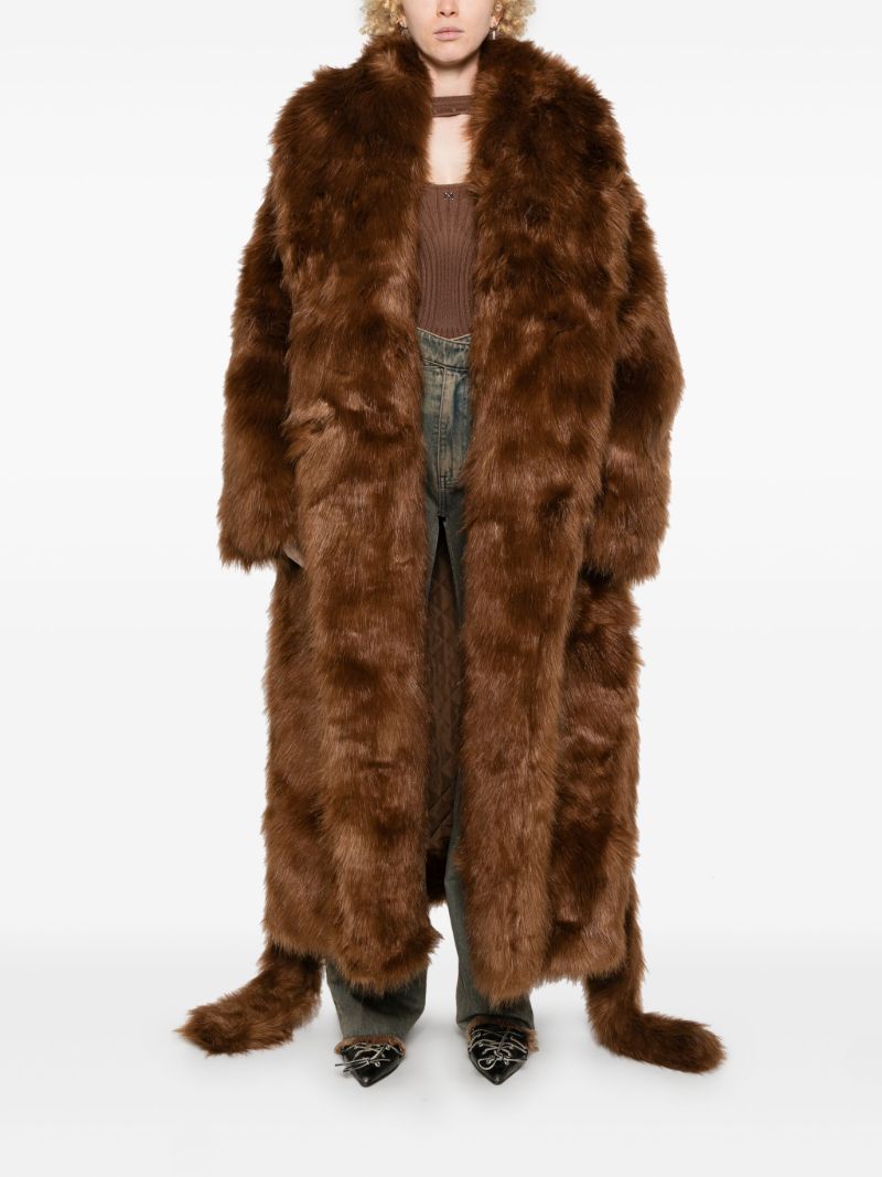Faux-fur Long Coat