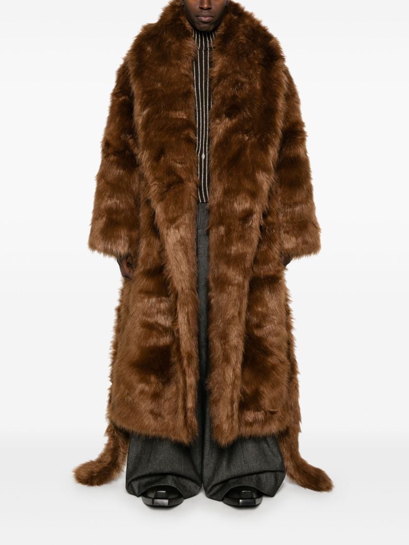 Faux-fur Long Coat