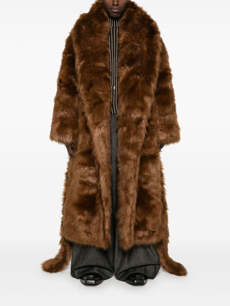 Faux-fur Long Coat