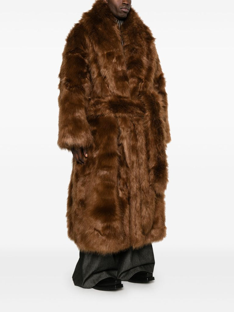 Faux-fur Long Coat