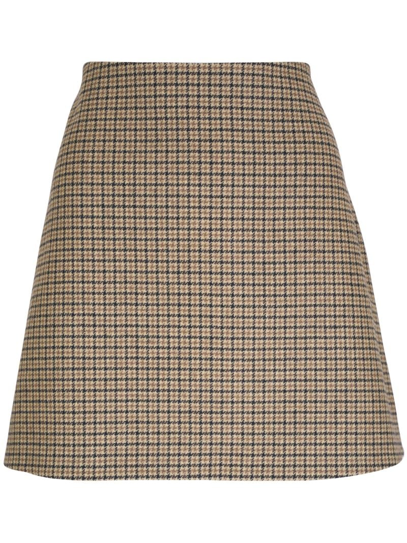Check Mini Skirt