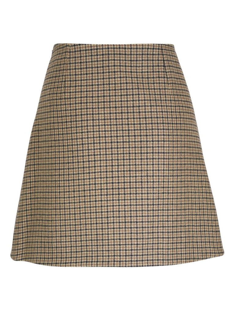 Check Mini Skirt