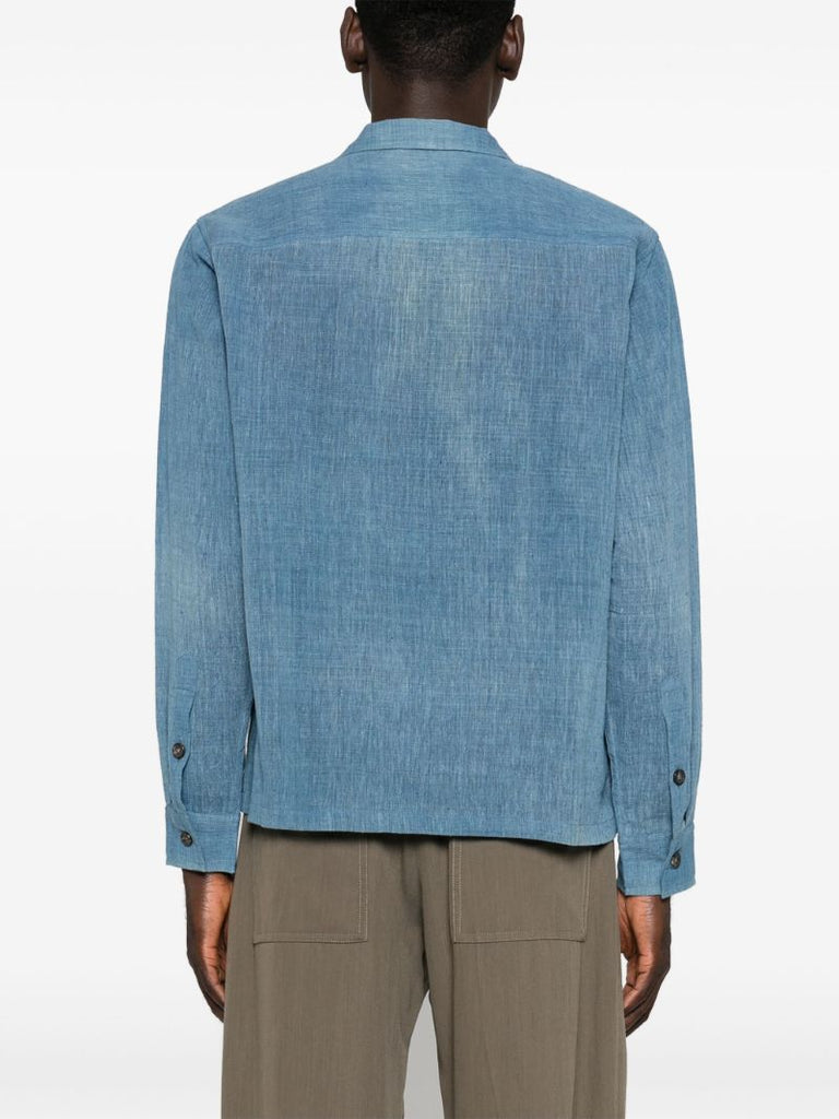 Floral-embroidered Shirt