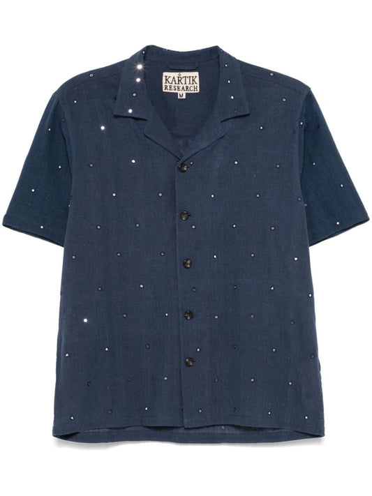 Rhinestone-embellished Shirt