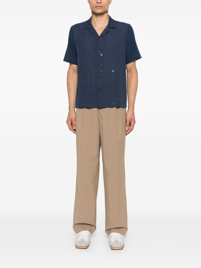 Rhinestone-embellished Shirt