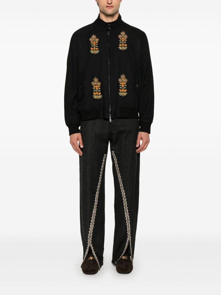 Embroidered Bomber Jacket