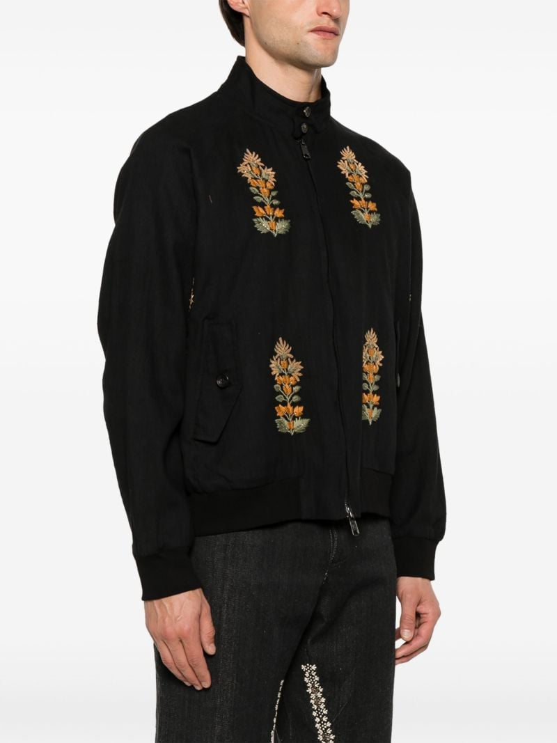 Embroidered Bomber Jacket