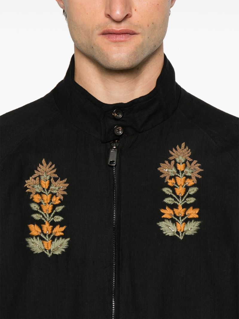Embroidered Bomber Jacket
