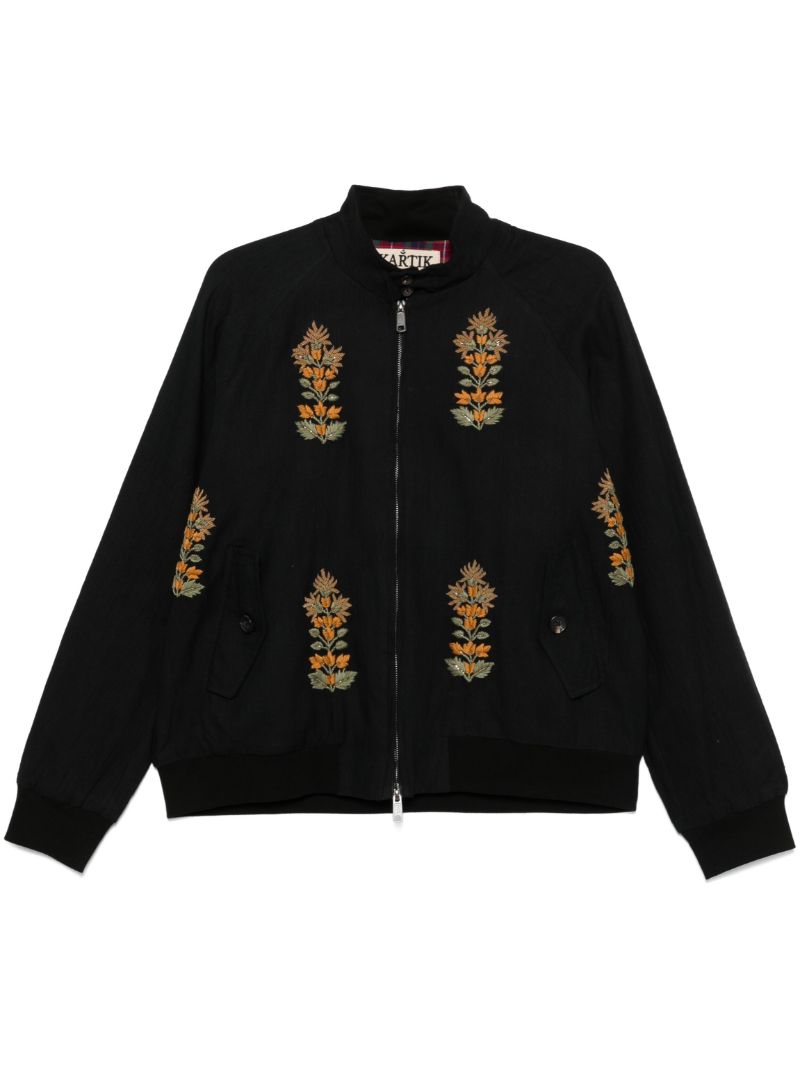 Embroidered Bomber Jacket