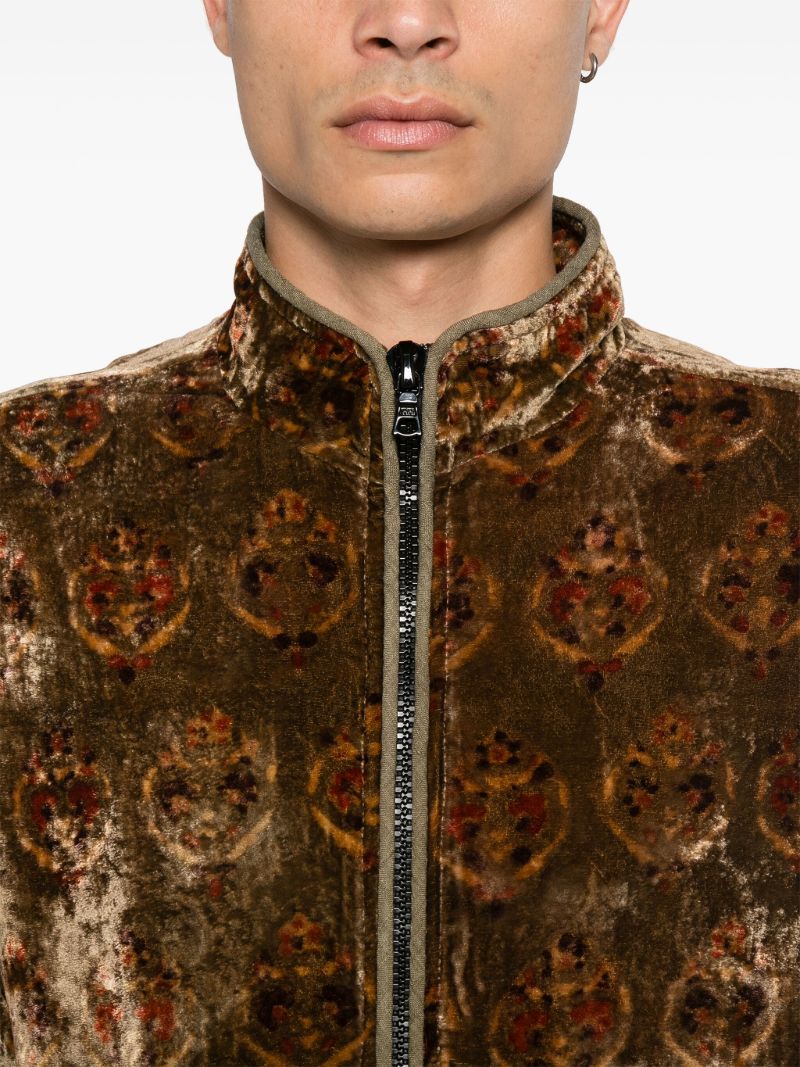 Velvet Bomber Jacket