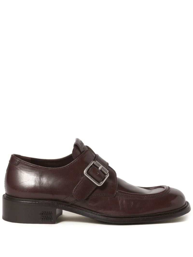 Brown Buckled Loafers