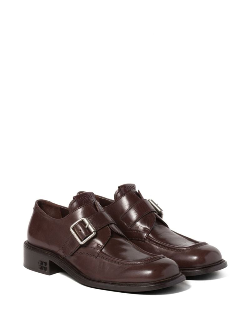 Brown Buckled Loafers
