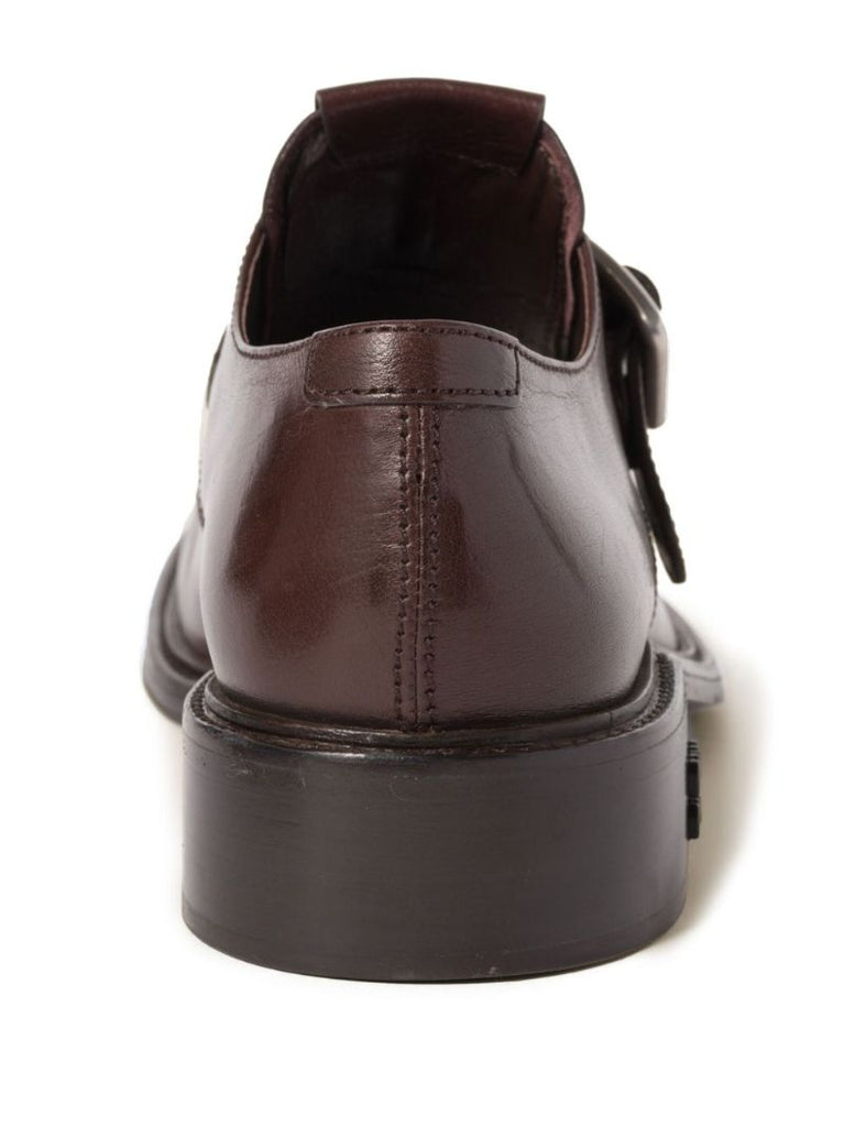 Brown Buckled Loafers
