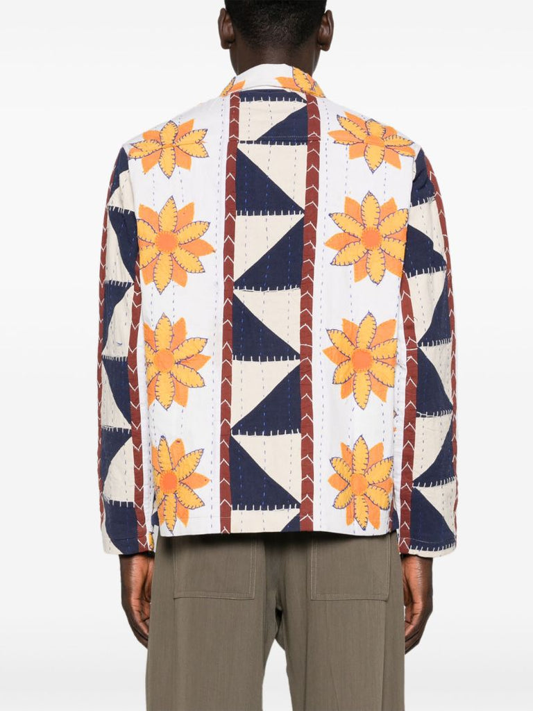 Floral-print Bomber Jacket