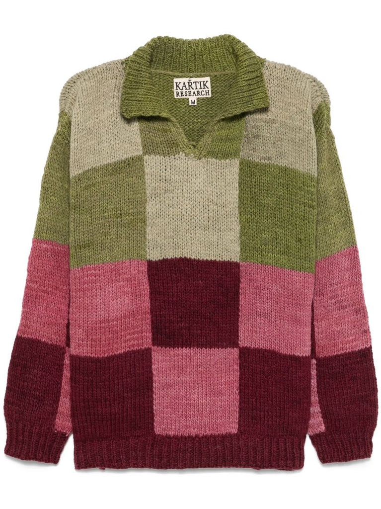 Colour-block Sweater