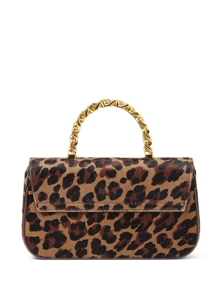 Brown La Medusa Mini Tote Bag