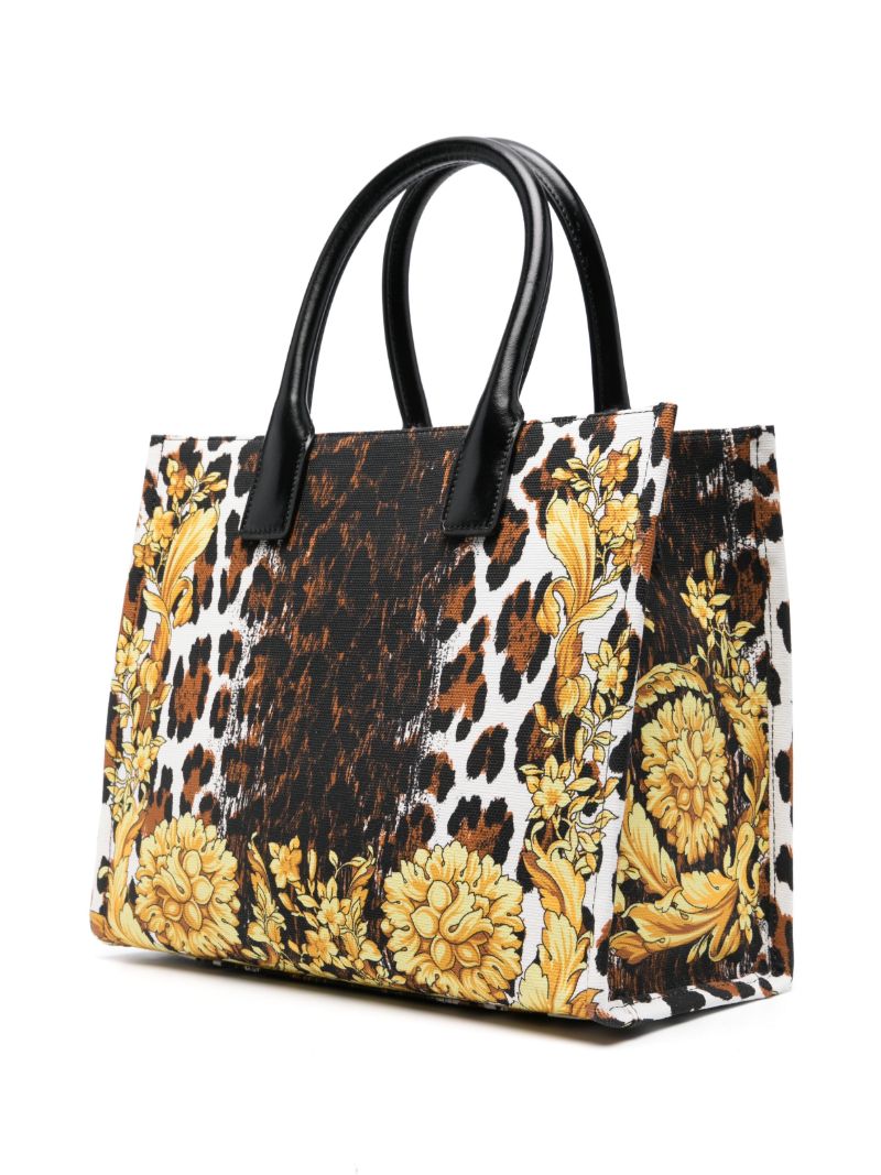 Small Wild Barocco Canvas Tote Bag