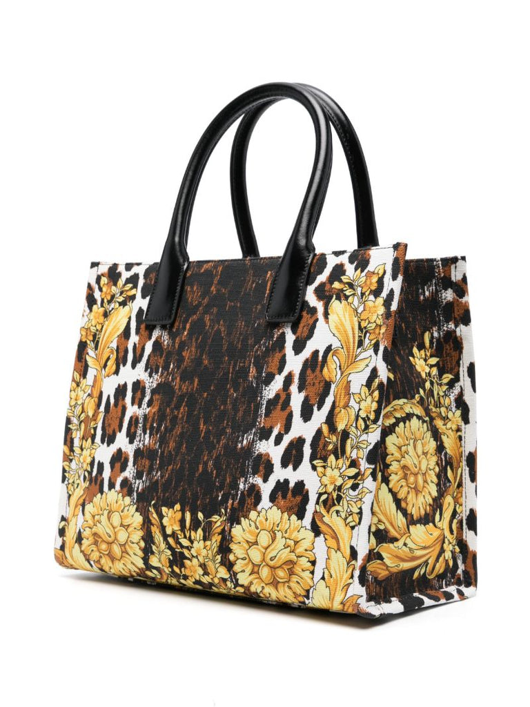 Small Wild Barocco Canvas Tote Bag
