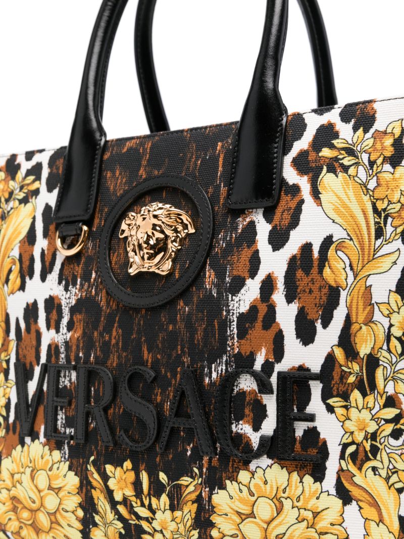 Small Wild Barocco Canvas Tote Bag