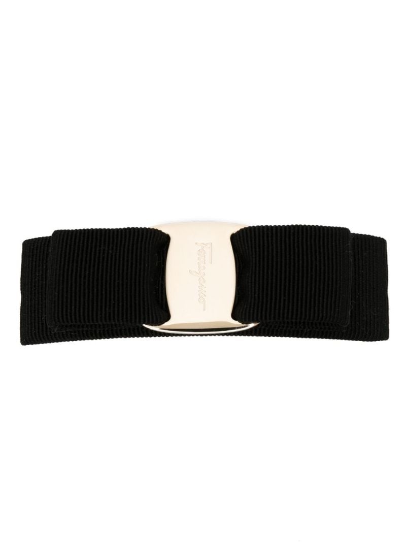 Black Vara Bow Hair Clip