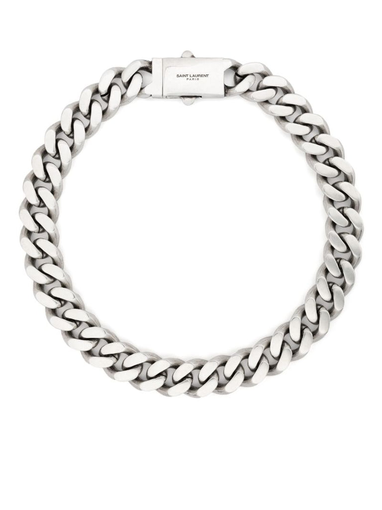 Curb Chain Brass Necklace