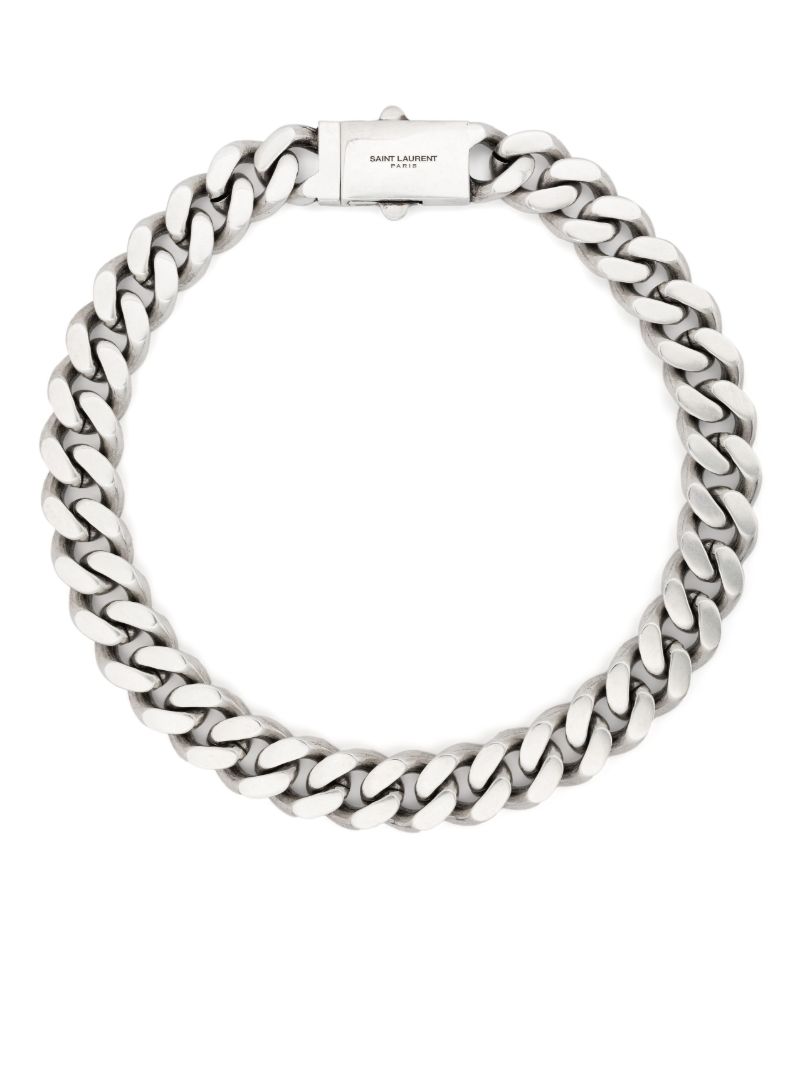 Curb Chain Brass Necklace
