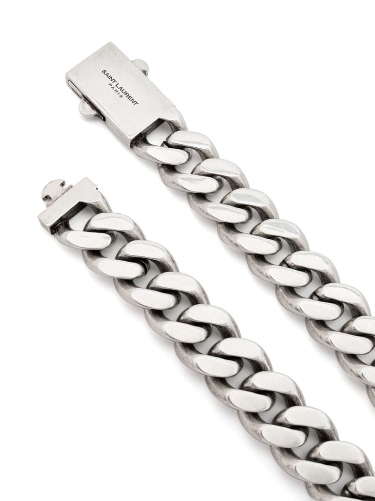 Curb Chain Brass Necklace