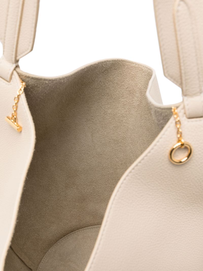 White Lotus Small Tote Bag