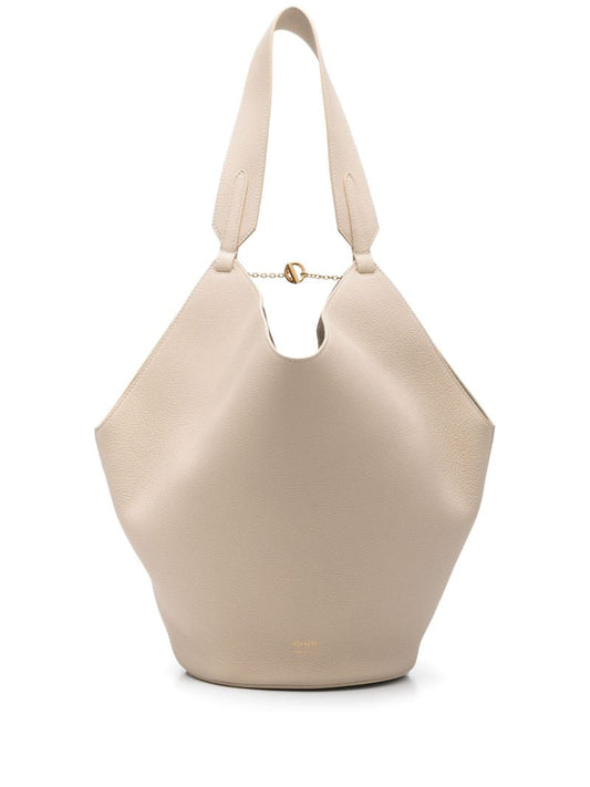 White Lotus Small Tote Bag