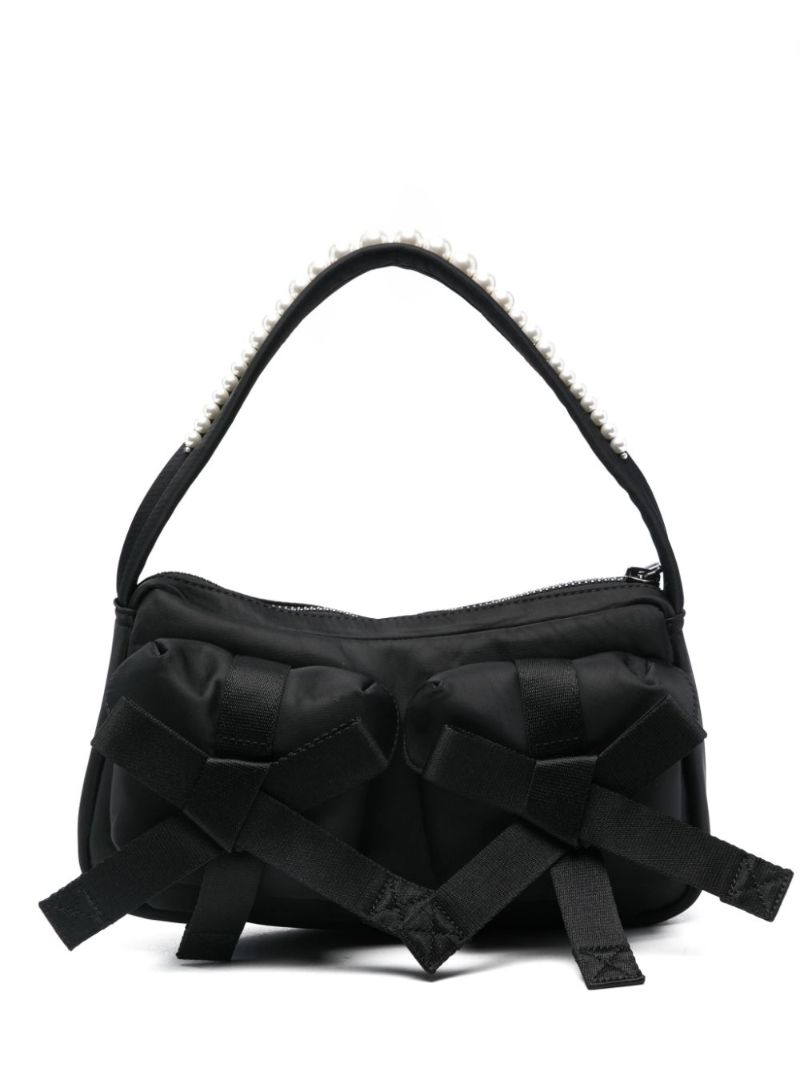 Bow-embellished Shoulder Bag
